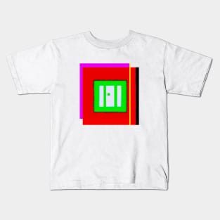 Green Field Abstract Kids T-Shirt